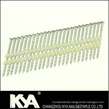 Zinc Galvanized Plastic Strip Nails